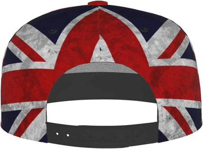 Gorra con bandera británica.