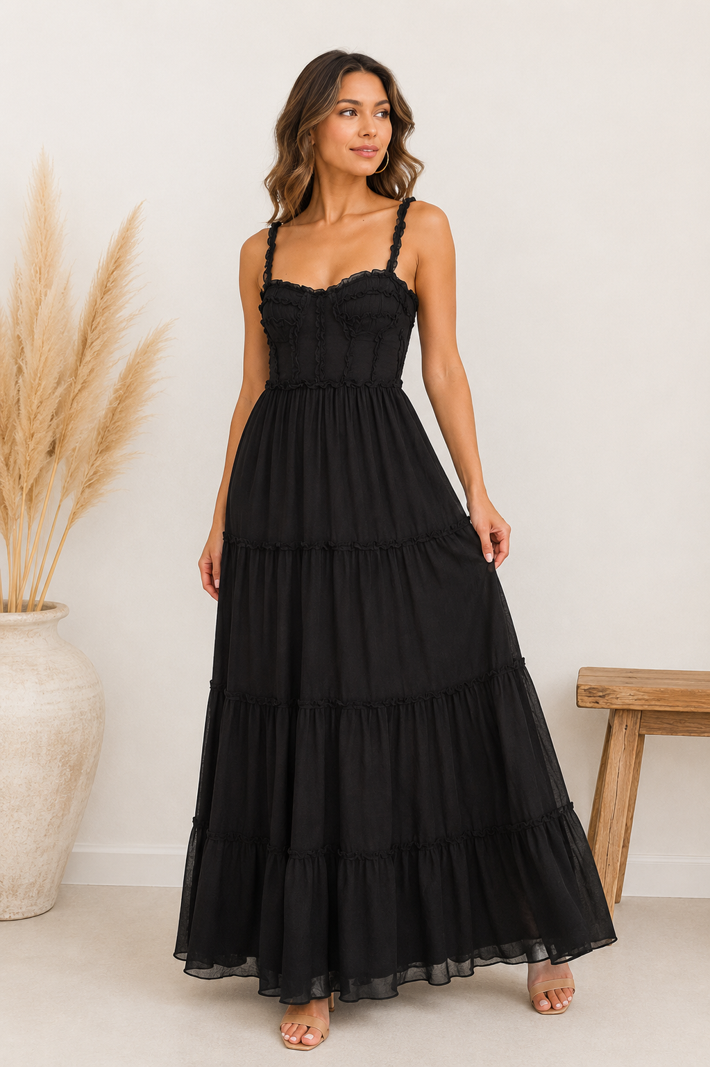Elegant Black Evening Dress