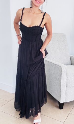 Elegant Black Evening Dress